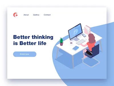 web design design illustration office web work