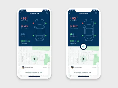 Remote Services - Options app appdesign auto ios iosdesign iosx iphonex mobile mobiledesign