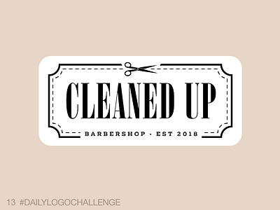 Daily Logo 13/50: Barbershop dailylogochallenge logo