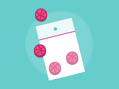 Dribbble is... addict addictive dribbble drugs ecstasy illustration pills playoff rebound sticker sticker mule