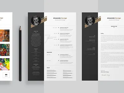 Clean And Modern Resume cv elegant minimal modern portfolio professional resume template