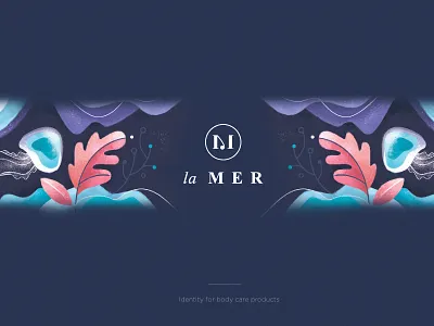 Identity for body care products branding identity illustration logo packaging