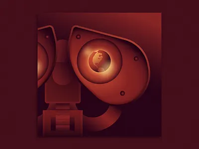 WALL•E ben stafford disney earth gradients illustration pixar vector wall e walle