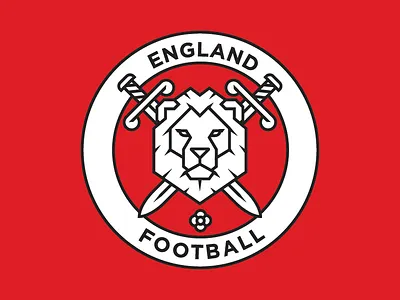 England animal england football goal graphic illustrator lion logo soccer sword vector world cup
