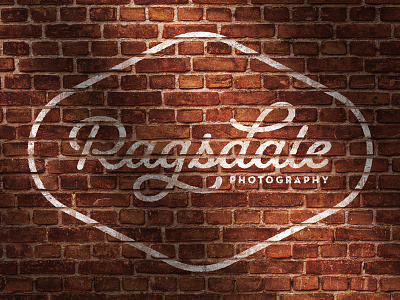 Ragsdale Photography Logo Design brand identity logo logo design photographer retro script typography vintage