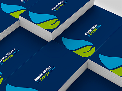 Waste Water & Energy Logo branding design graphic logo