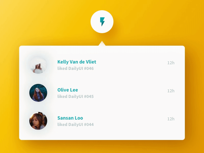 Activity Feed activity dailyui feed