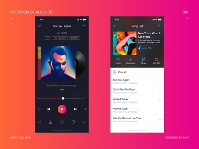 MUSIC APP broadcast list music