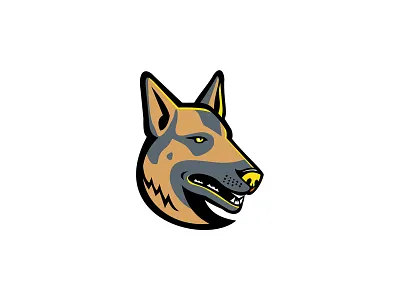 German Shepherd Head Mascot allemand alsatian alsatian wolf dog berger deutscher german shepherd gsd mascot military dog shepherd working dog