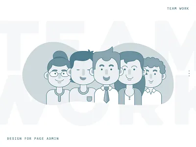 Team Work blue gray illustration people team team work ui work