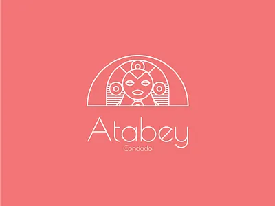 Identity Exploration for Atabey Condado branding identity illustration linear logo