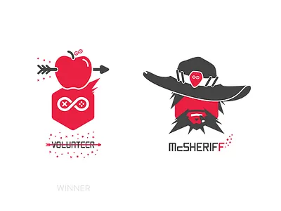 GameOn - competition winning T-shirt design baltic contest game gameon illustration mccree overwatch shirt t shirt videogame