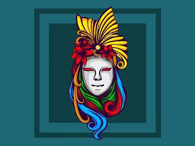 Masked Pop Art abstrack art character color full color graphic design illustration masked monster popart poster wpap