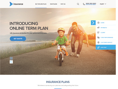 Insurance Company Website creativelogo designf1 insurancecompany new newwebsite site website