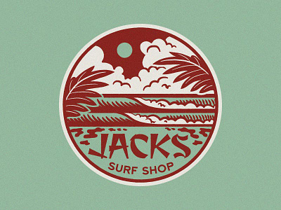 Jacks Psychedelic Waves Seal beach clouds palm psychedelic seal sun surf water waves