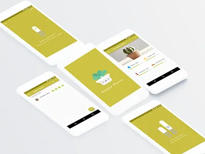Happy Plants - Smart Plant Monitoring System android happy plants iot mobile app plant monitor sensor