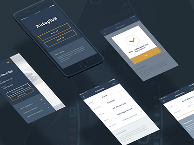 Autoplus Case Study app behance car case dashboard iteo portfolio study ui ux vehicle