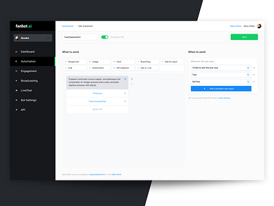 Fanbot editor chatbot chatbot editor cms content editor fanbot