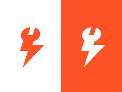 Electrical Service Icon 1 bolt electrical icon logo mark service symbol