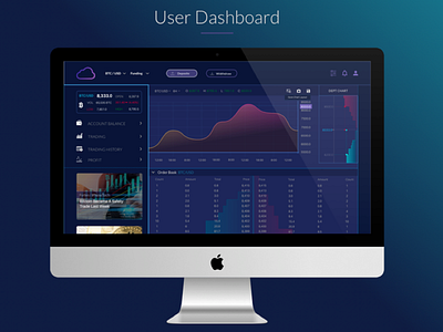 Cryptocurrency Exchange Platform bitcoin blockchain cryptocurrency design ethereum trade trading ui ux web