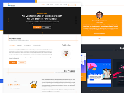 Web Revolution | Design and Development Company landing page agency craeative dailyui landing page studio trend ui ui challenge ui design ux