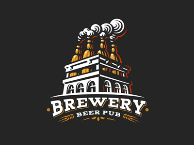 Brewery beer box brewery logo