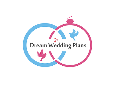 Dream Wedding Plans design dream wedding graphics illustrator logo photoshop ring wedding wedding planner