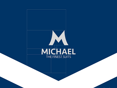 Michael Suits bold logo brand assets brand identity branding business company branding design illustration logo logos modern professional badge