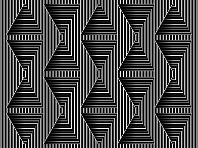 2018 March 27 - Daily Vectors art black and white blend blend tool daily shapes threes triangles vector