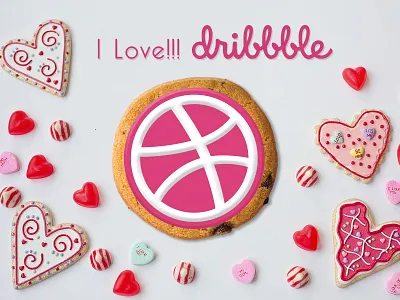 PlayOff!!! Dribbble Sticker Pack cookie sticker dribbble sticker love sticker mule stickermule