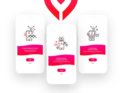 Event Booking App android app design event booking ios bookingapp gradient latest location minimal mobile app bestui shibupavizha