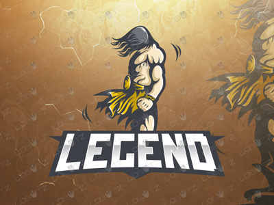 Warrior Mascot Logo | Warrior eSports Logo esports gaming logo mascot sale sports tarzan team warrior