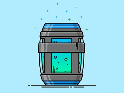 Fortnite Chug Jug Consumable Illustration barrel bottle chug consumable drink fortnite illustration illustrator jug vector