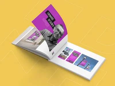 Designed New Haven | City Signage ad banner billboard branding city construction featured ooh outdoor purple yellow