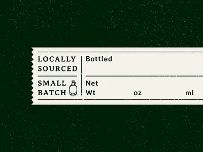 Teeny Tiny Bottle Illustrations Aren't for the Faint of Heart batch croft forest goodmans label locally minnesota outdoor products small sourced texture