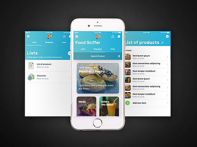 Food Sciffer - Re-Design ios