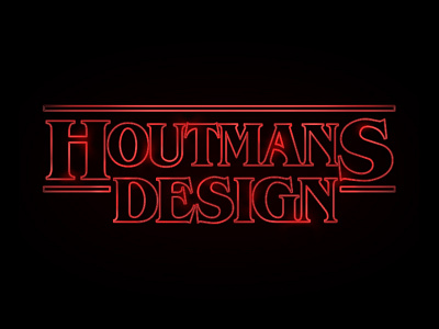 Houtmans Design Stranger Things like adobe design houtmans illustrator like netflix red show stranger things tv