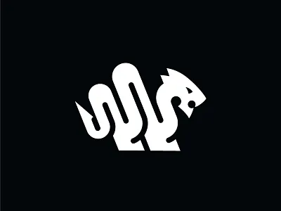 Dragon animal dragon geometric logo mark mythological symbol