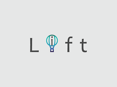 Daily Logo Challenge Day 2 - Lift Air Balloon challenge custom typography air balloon daily dailylogochallenge lift logo logo design