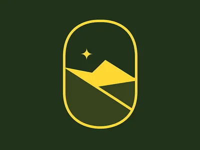 Desert ⭐ desert illustration star sticker