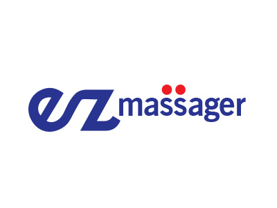 Logo Design Concept EZ Massager branding illustrator logo design