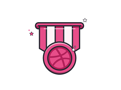 Dribbble playoff submission dribbble idea medal mule playoff sticker submission