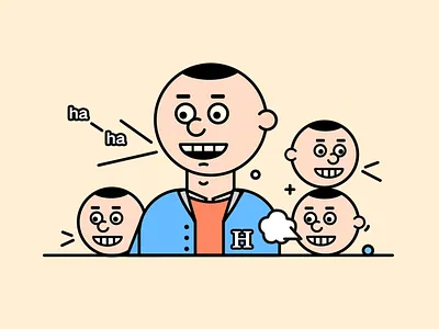 Laugh big head laugh