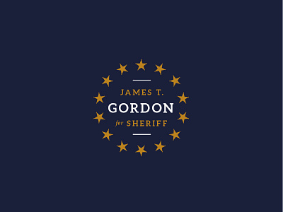 Sheriff 3 campaign election icon logo politics sheriff star
