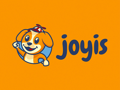 Joyis baby dog friend happy joy kids merry small smile toy