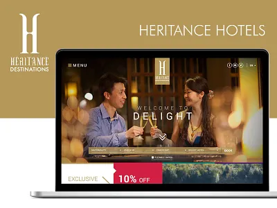 Heritance Hotels ui ux