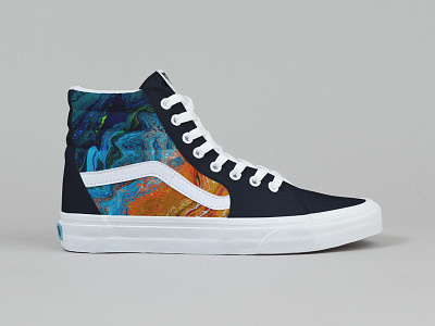 Vans x San Elijo #2 abstract art beach brand colorful design footwear lifestyle painting photoshop