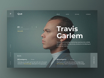 Hello Dribbble blog debut design ui web