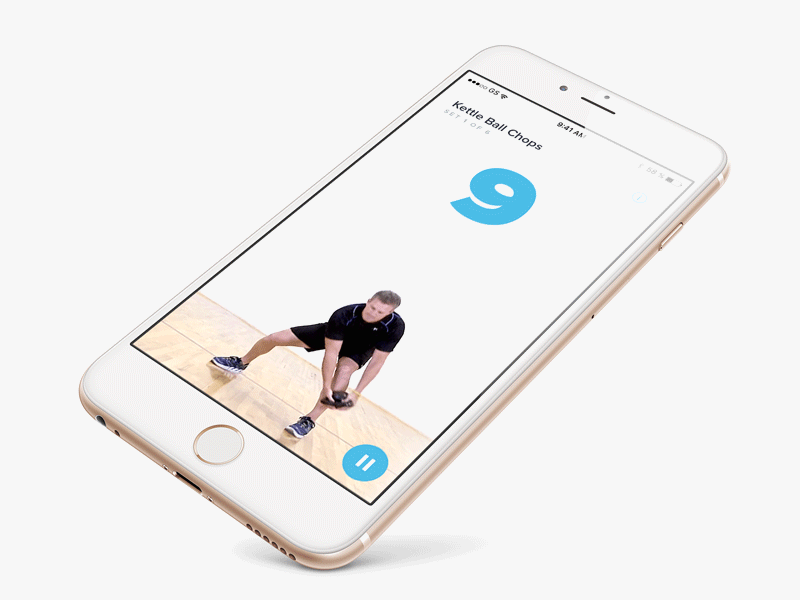 ActiveX Animation app art direction fitness hiit tabata timer training ui ux visual design workout