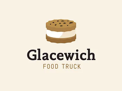 Le Casse-Glace logo - Second attempt food truck ice cream logo